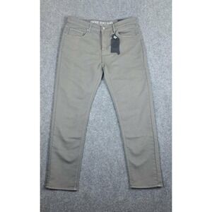 VGB Vintage Genes Black French Terry Denim Jeans Slim Fit Mens Size 34X30 Grey